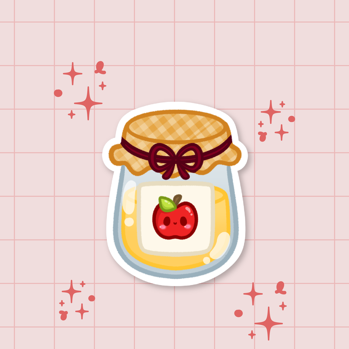 Apple Jam Die-Cut Sticker 🍎