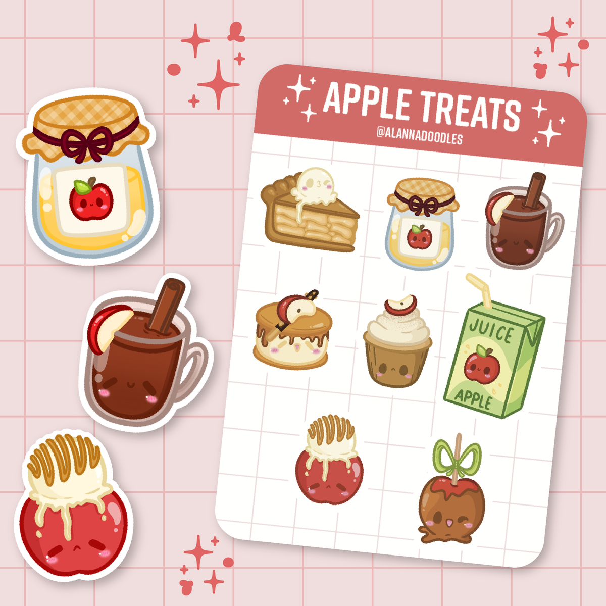 Apple Treats Sticker Sheet 🍎