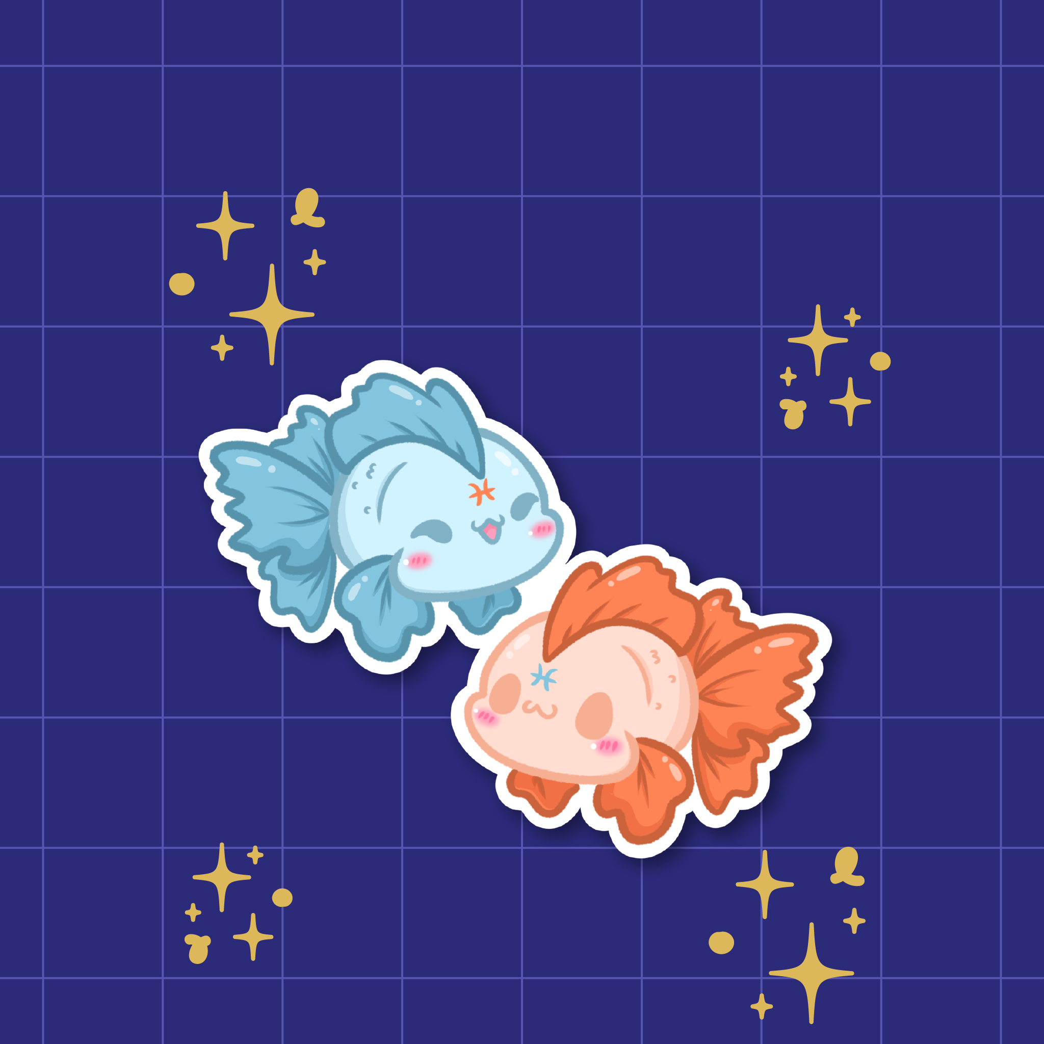 Pisces: The Dreamer | Zodiac Die-Cut Sticker ⭐️