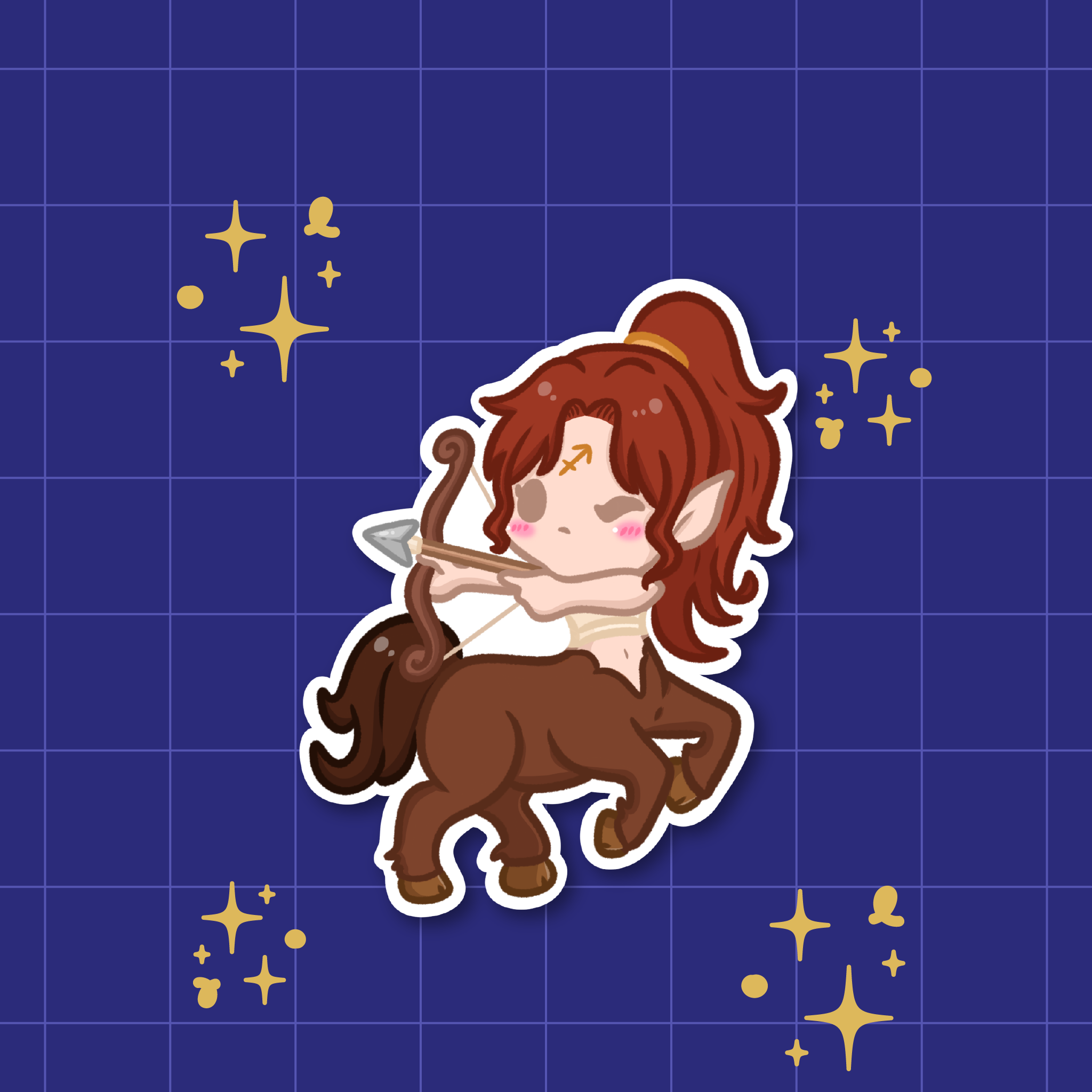 Sagittarius: The Explorer | Zodiac Die-Cut Sticker ⭐️