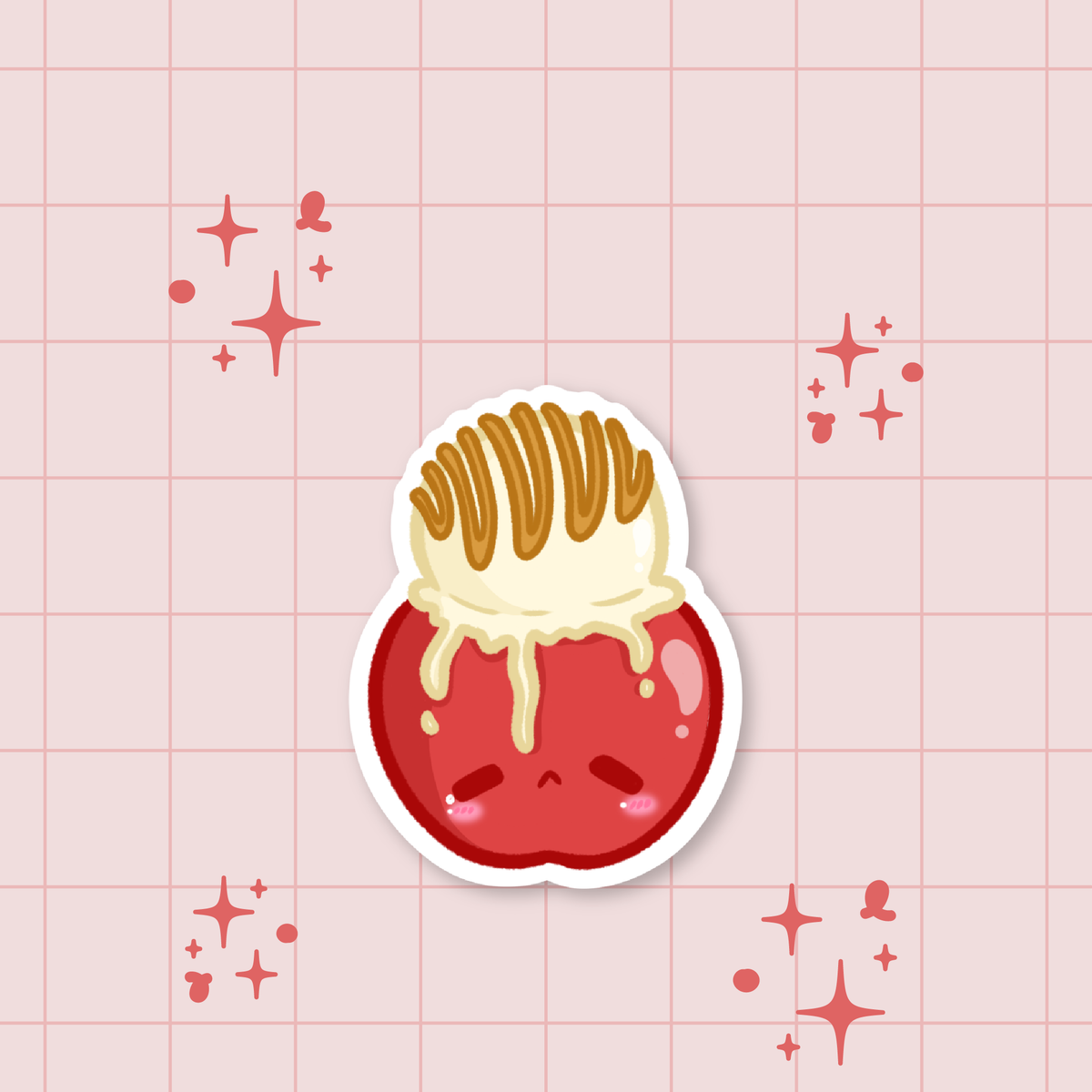 Baked Apple Die-Cut Sticker 🍎