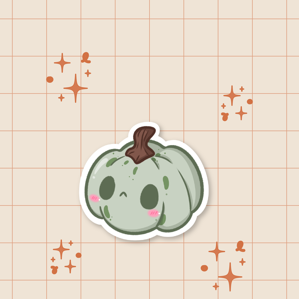 Pumpkin Buddies: Carnival Pumpkin Die-Cut Sticker 🎃