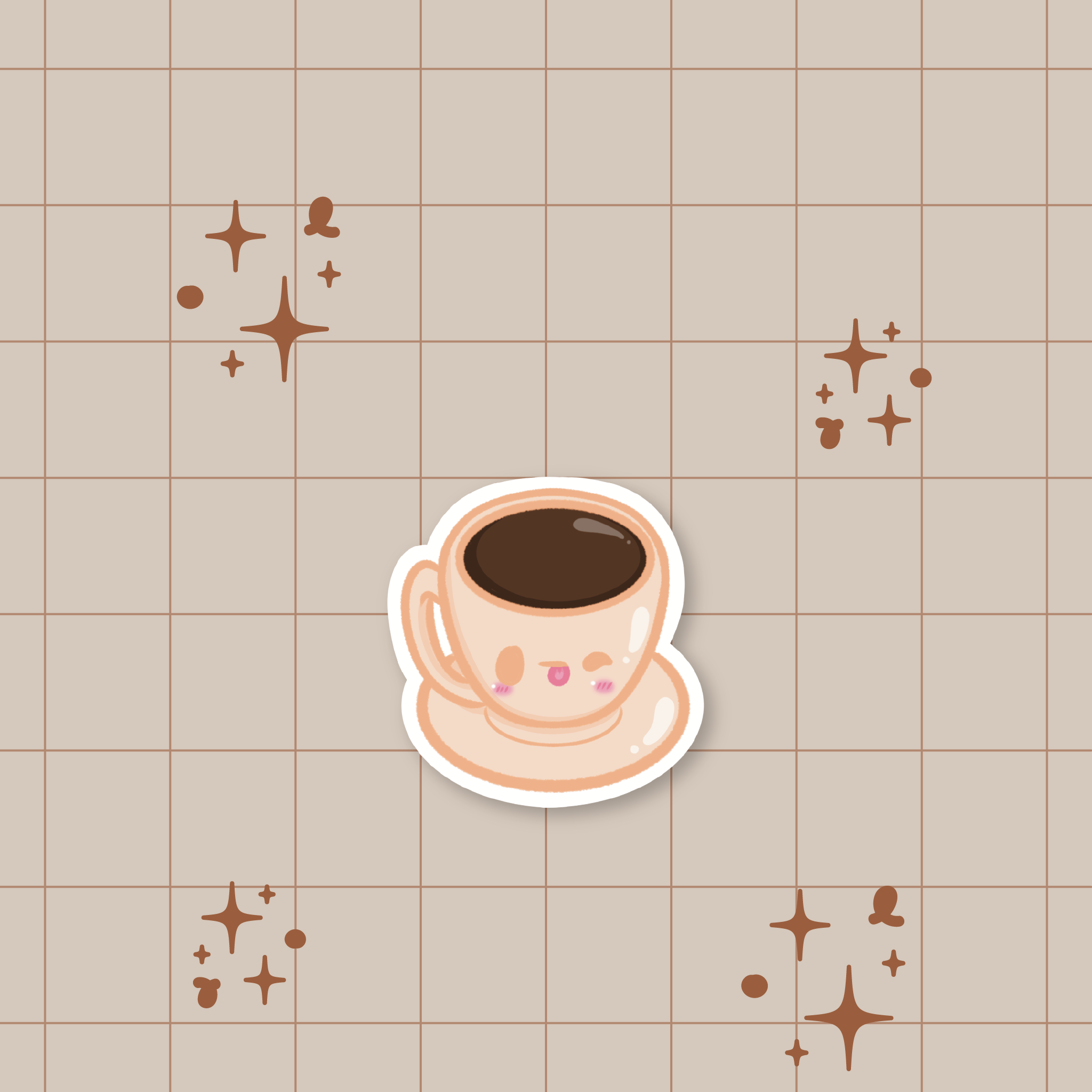 Espresso Die-Cut Sticker ☕️