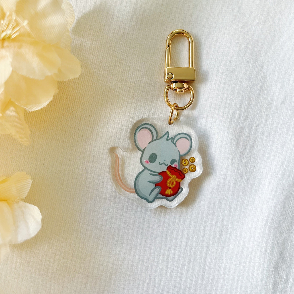 Year of the Rat | Chinese Zodiac Acrylic Keychain 🧧