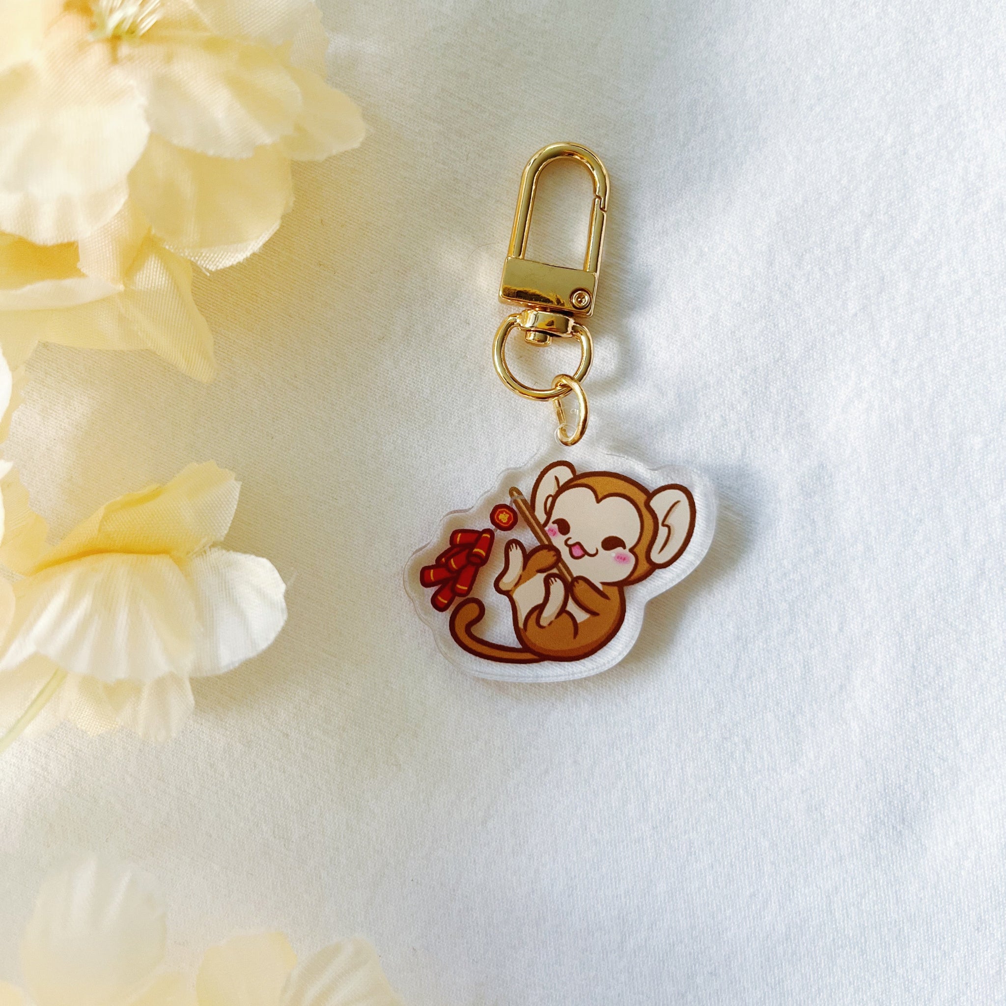 Year of the Monkey | Chinese Zodiac Acrylic Keychain 🧧