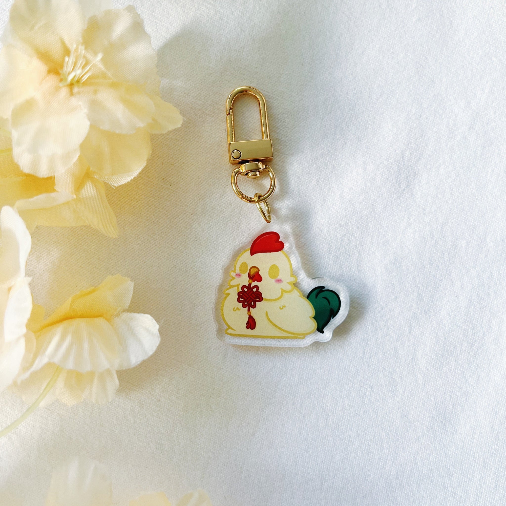 Year of the Rooster | Chinese Zodiac Acrylic Keychain 🧧