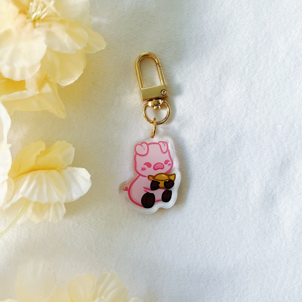 Year of the Pig | Chinese Zodiac Acrylic Keychain 🧧