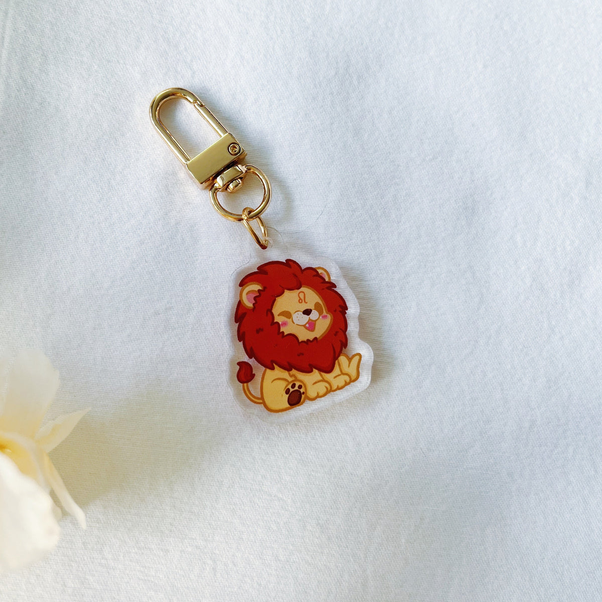 Leo: The Main Character  | Zodiac Acrylic Keychain ⭐️