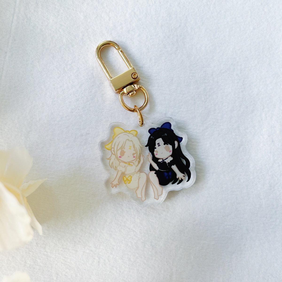Gemini: The Social Butterfly | Zodiac Acrylic Keychain ⭐️