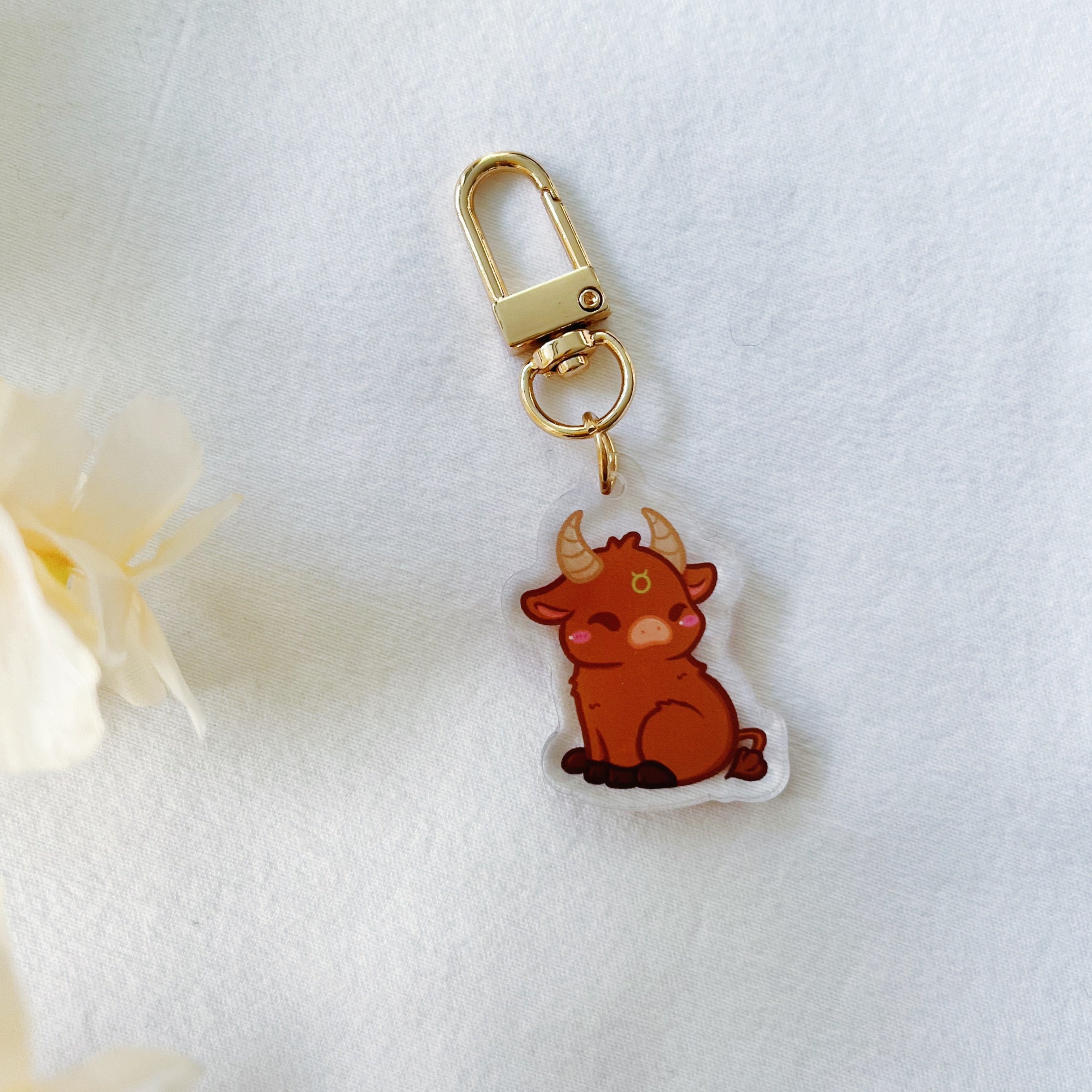 Taurus: The Anchor | Zodiac Acrylic Keychain ⭐️