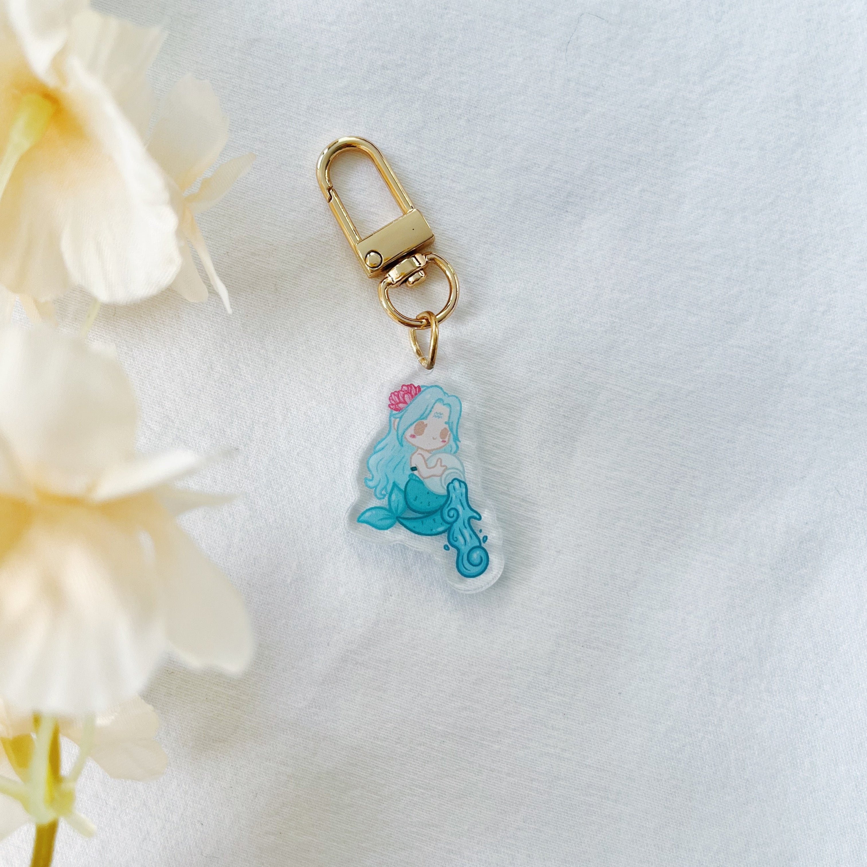 Aquarius: The Visionary | Zodiac Acrylic Keychain ⭐️