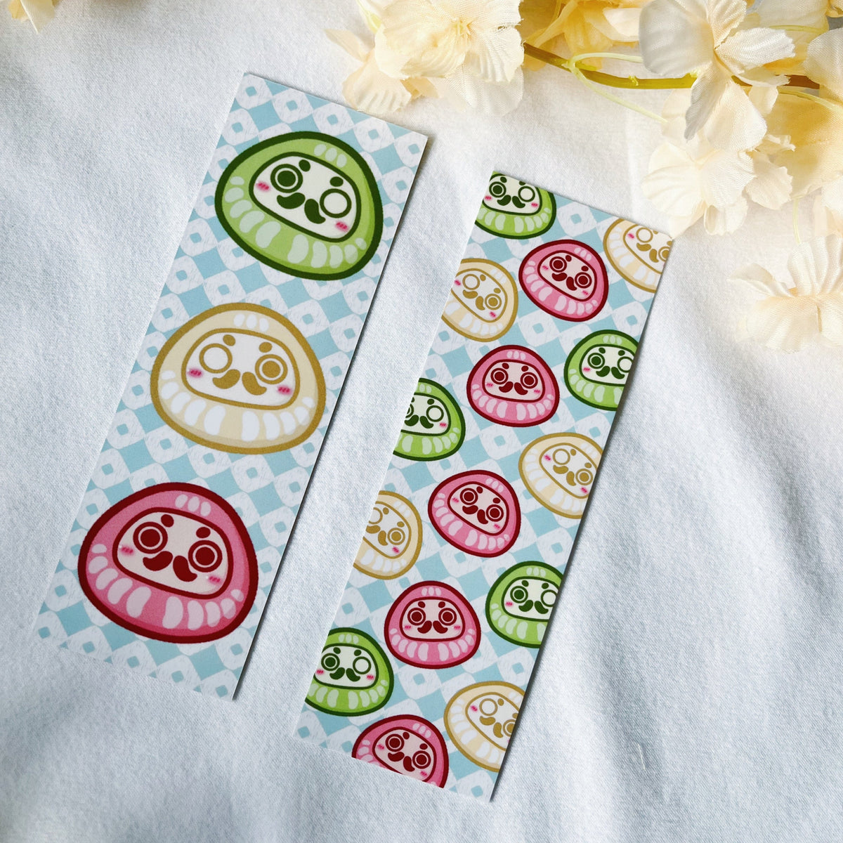Daruma Soft Matte Bookmark 🌸