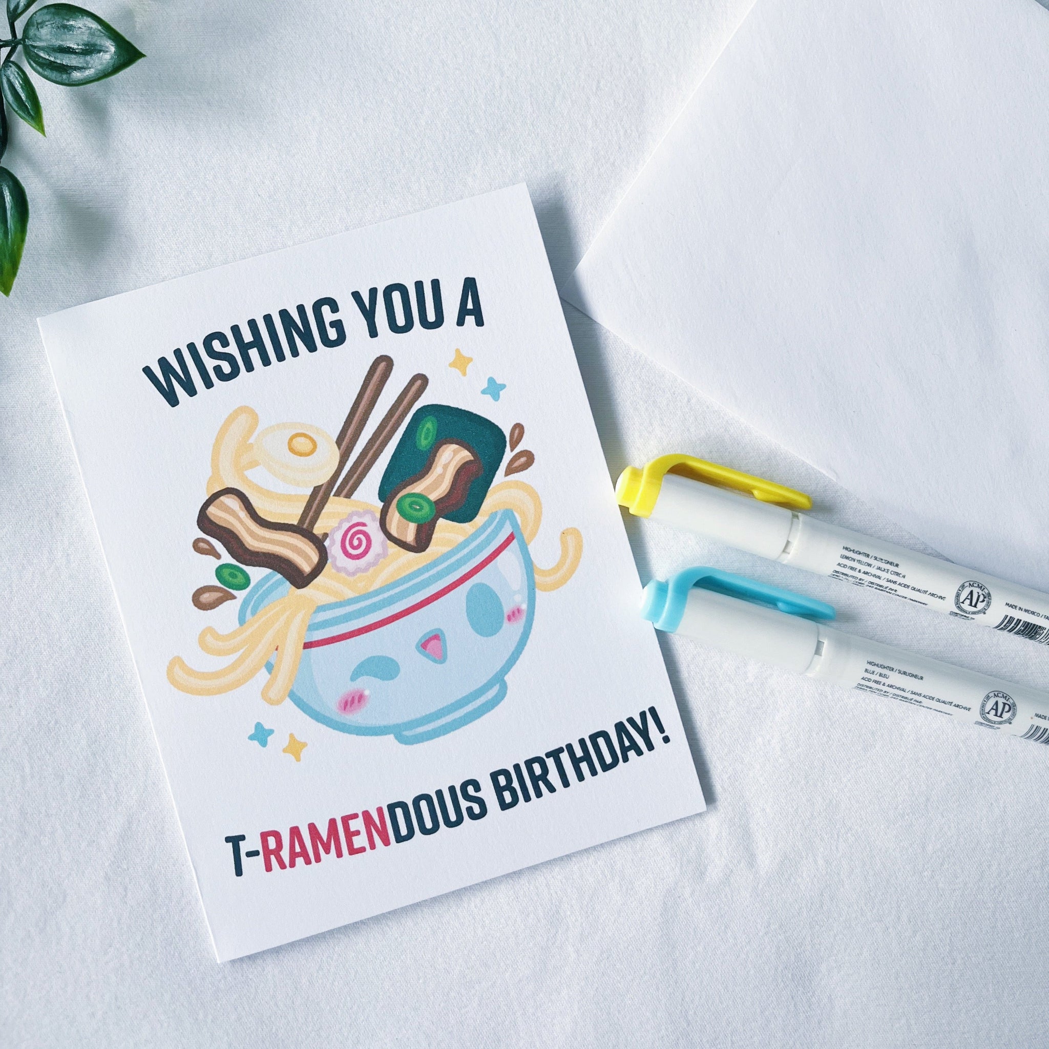 Wishing You A T-RAMENDOUS Birthday! Greeting Card