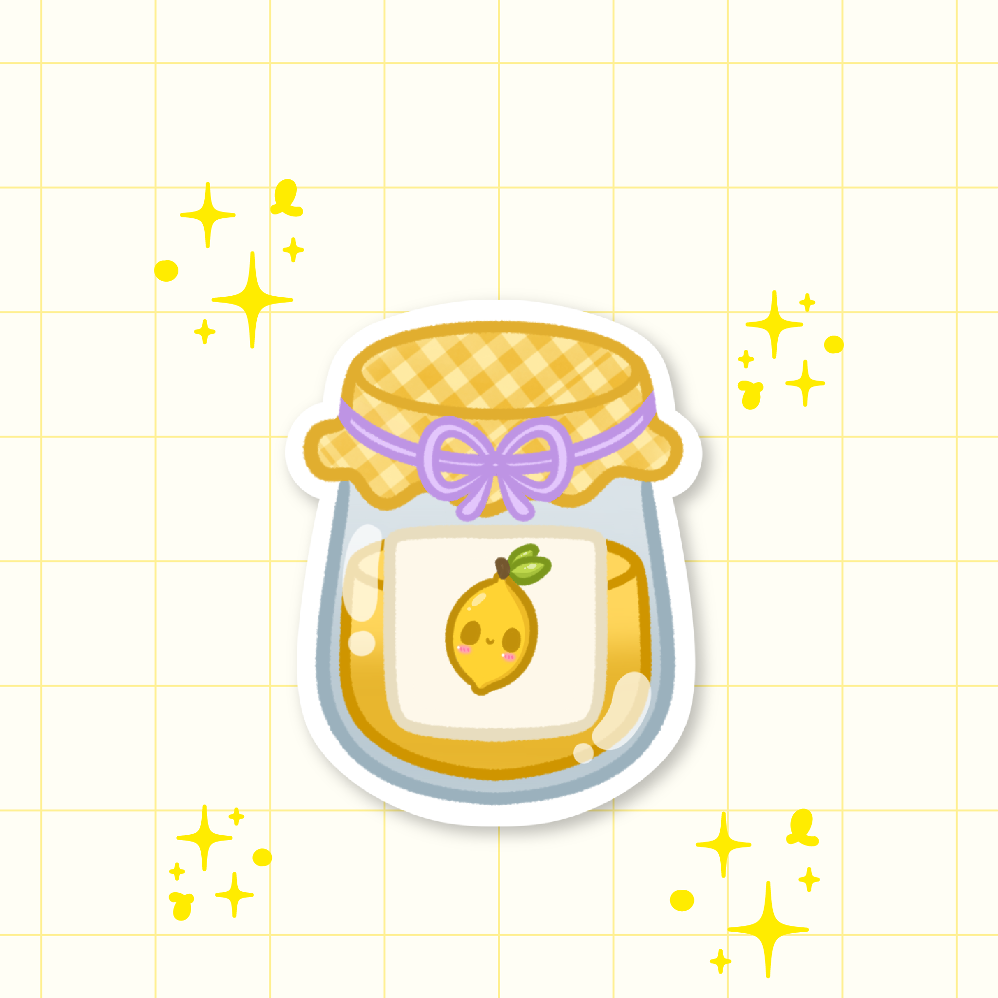 Lemon Jam Die-Cut Sticker 🍋