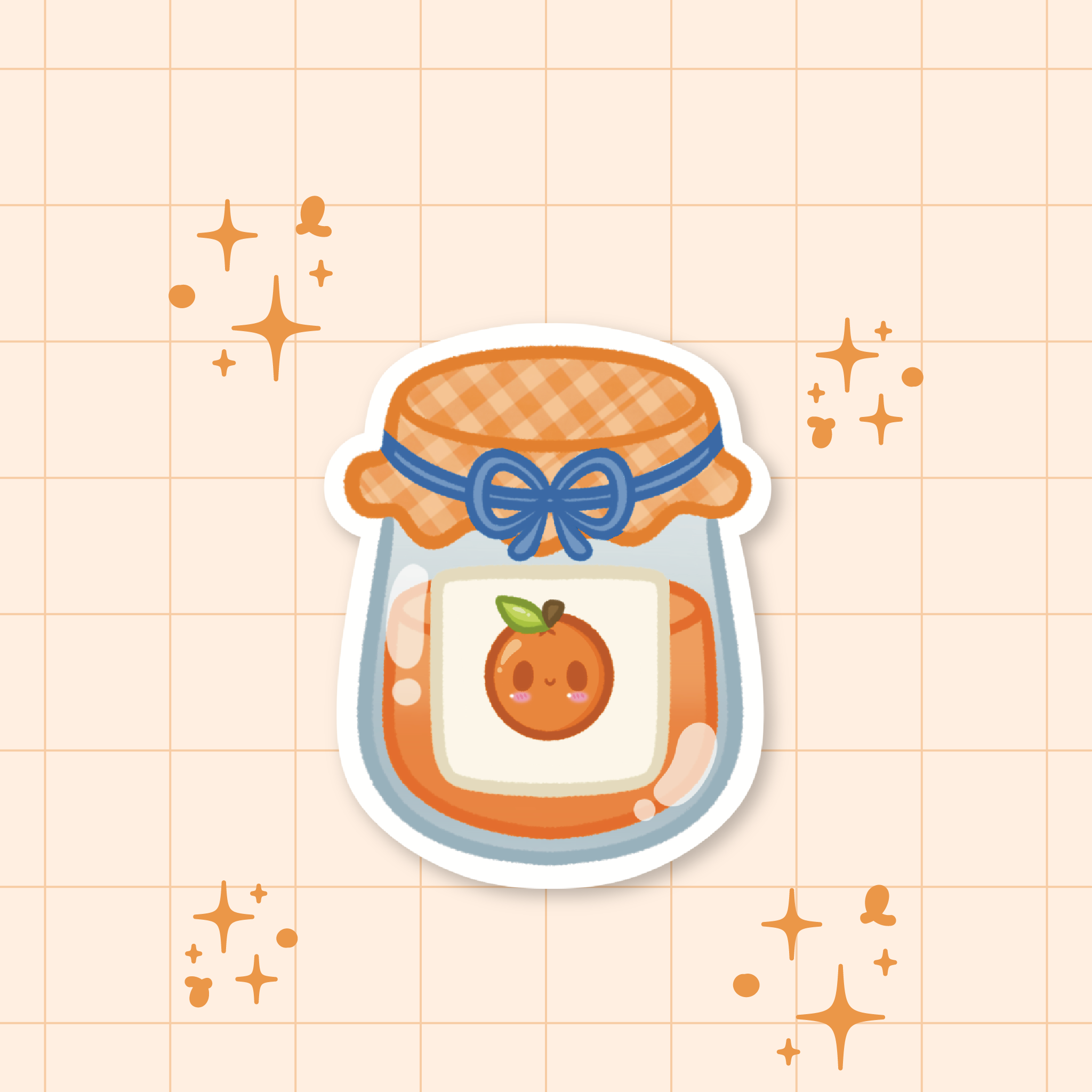 Orange Jam Die-Cut Sticker 🍊