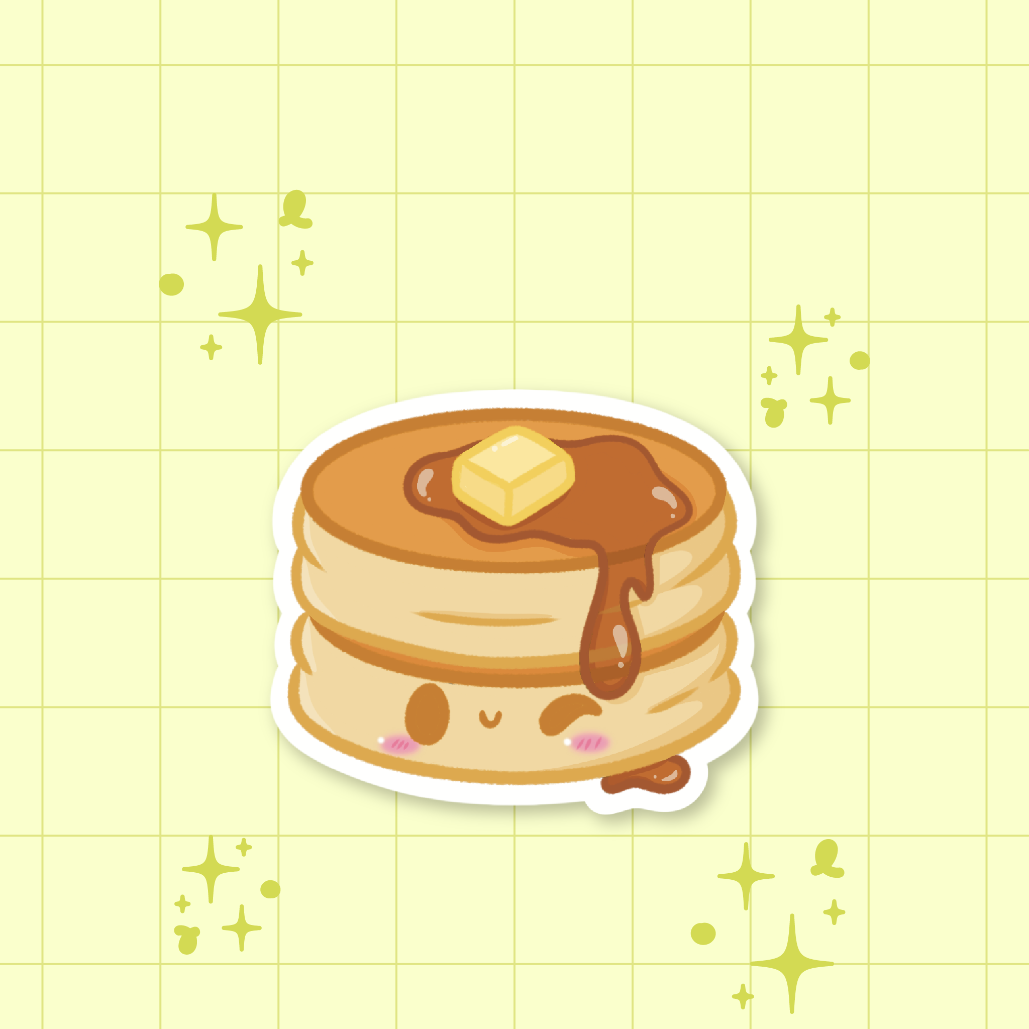Pancakes Die-Cut Sticker 🍳