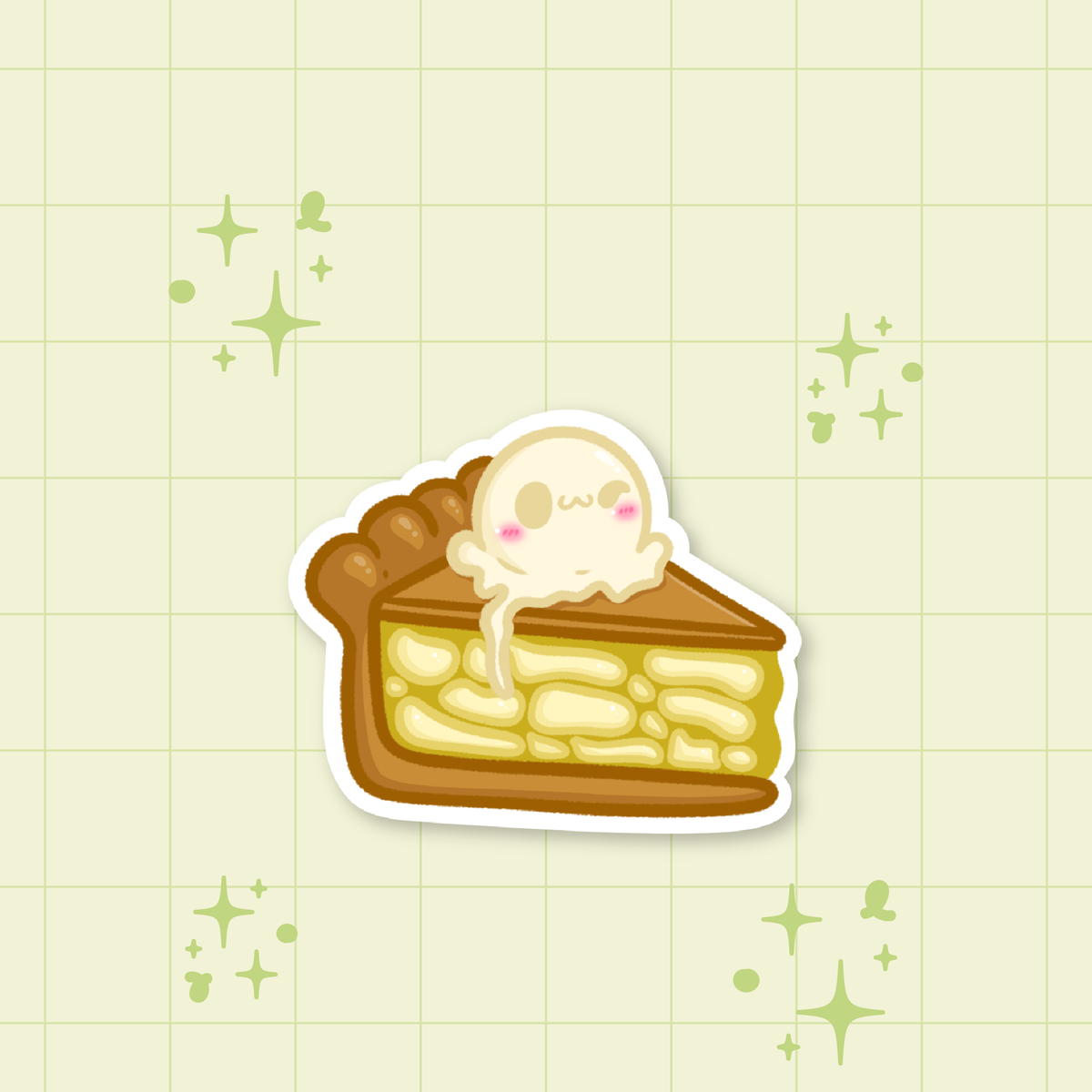 Pear Pie Die-Cut Sticker 🍐