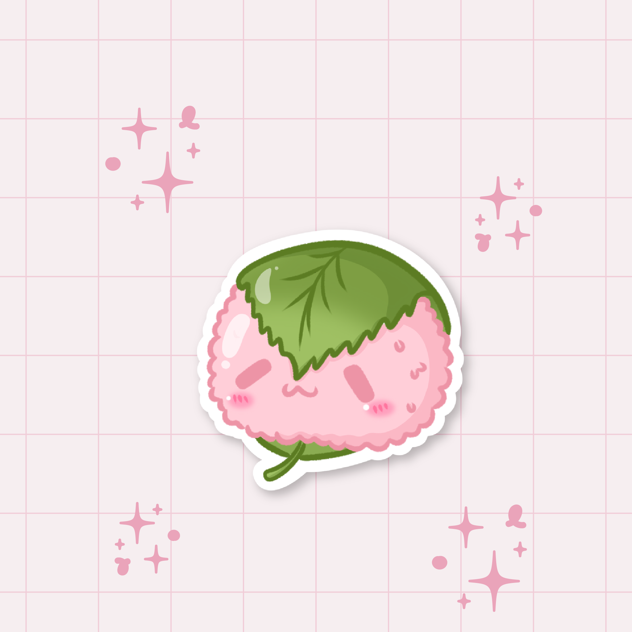 Autocollant prédécoupé Sakura Mochi 🌸