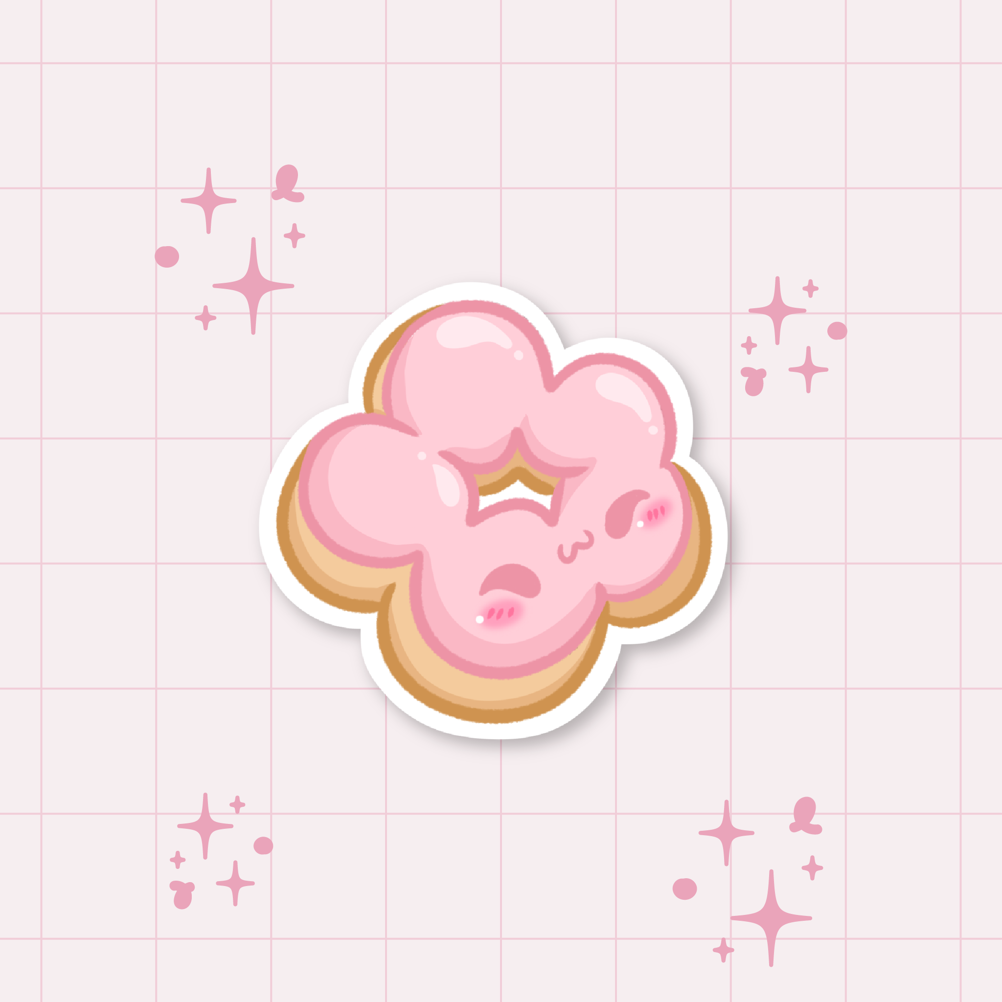 Autocollant découpé Beignet Sakura Mochi 🌸