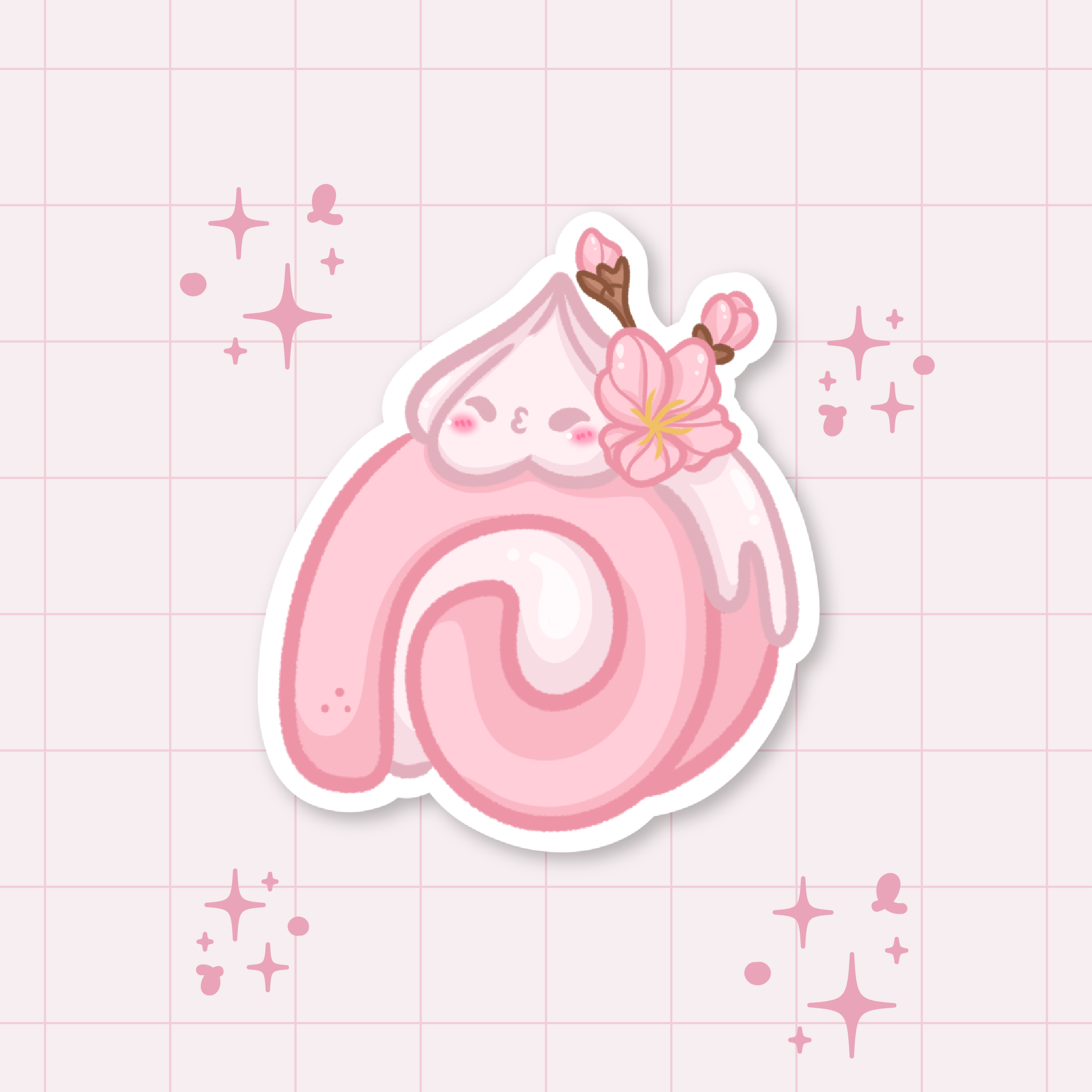 Autocollant découpé rouleau de printemps Sakura 🌸