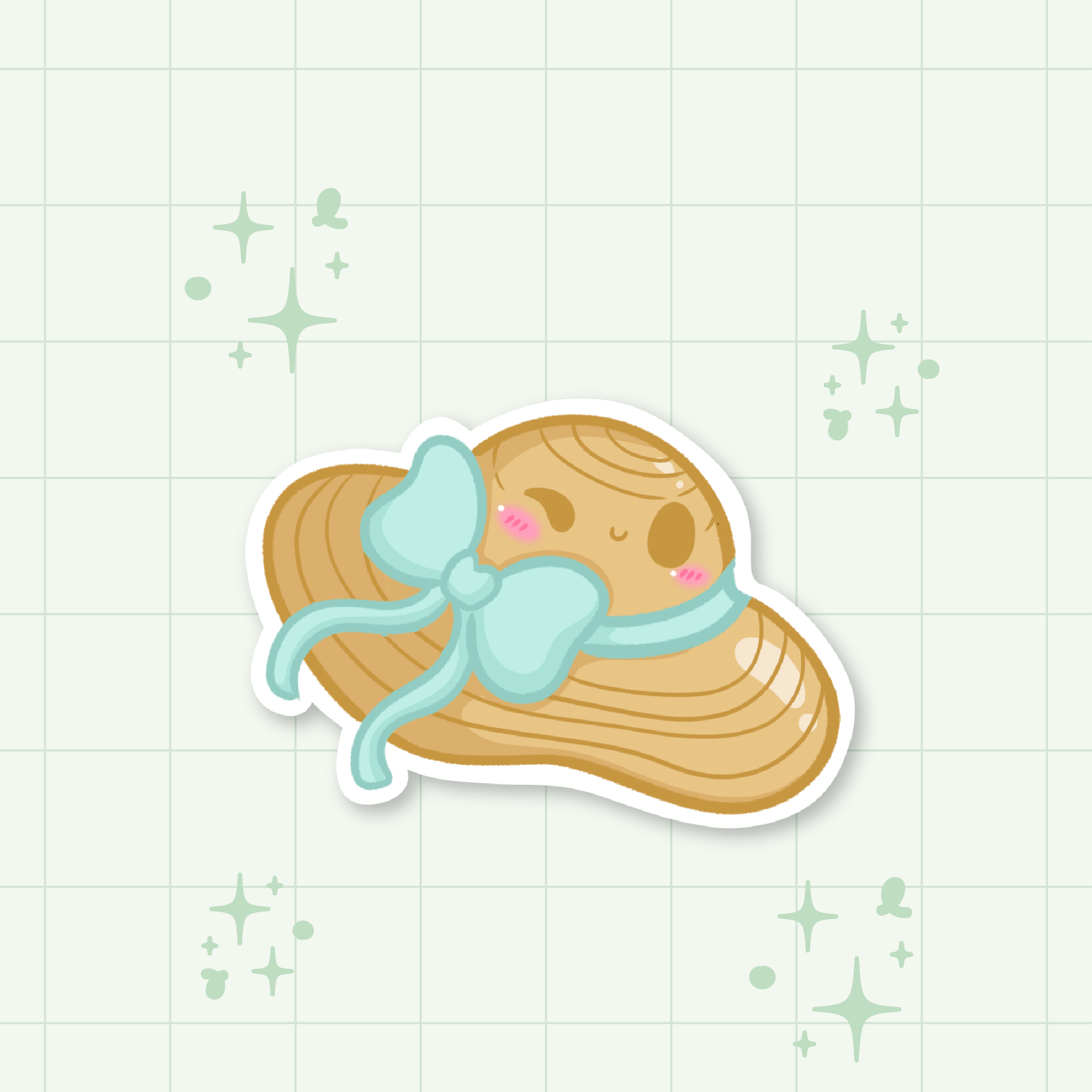 Spring Vibes: Spring Hat Die-Cut Sticker 🌼