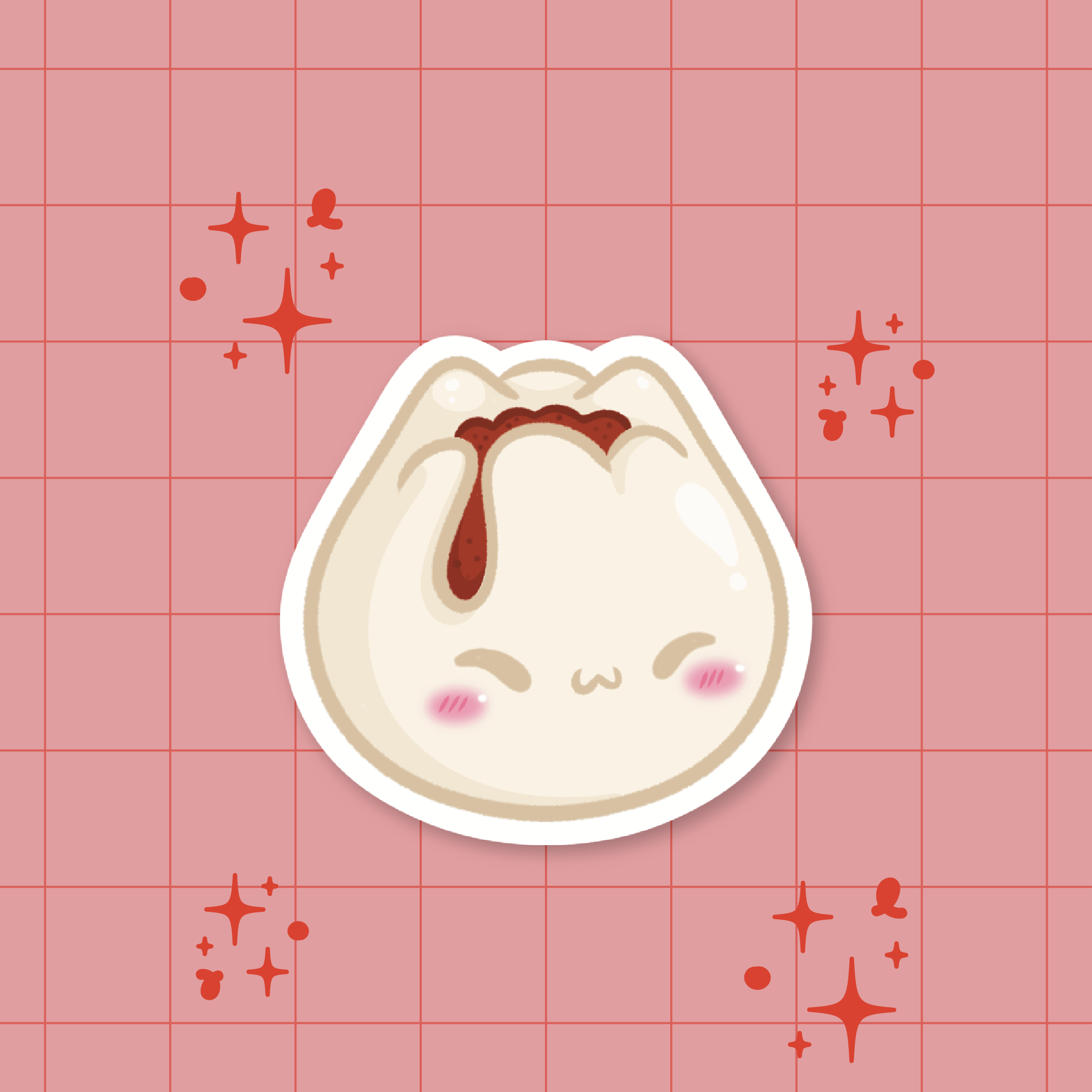 Char Siu Bao Die-Cut Sticker 🥟