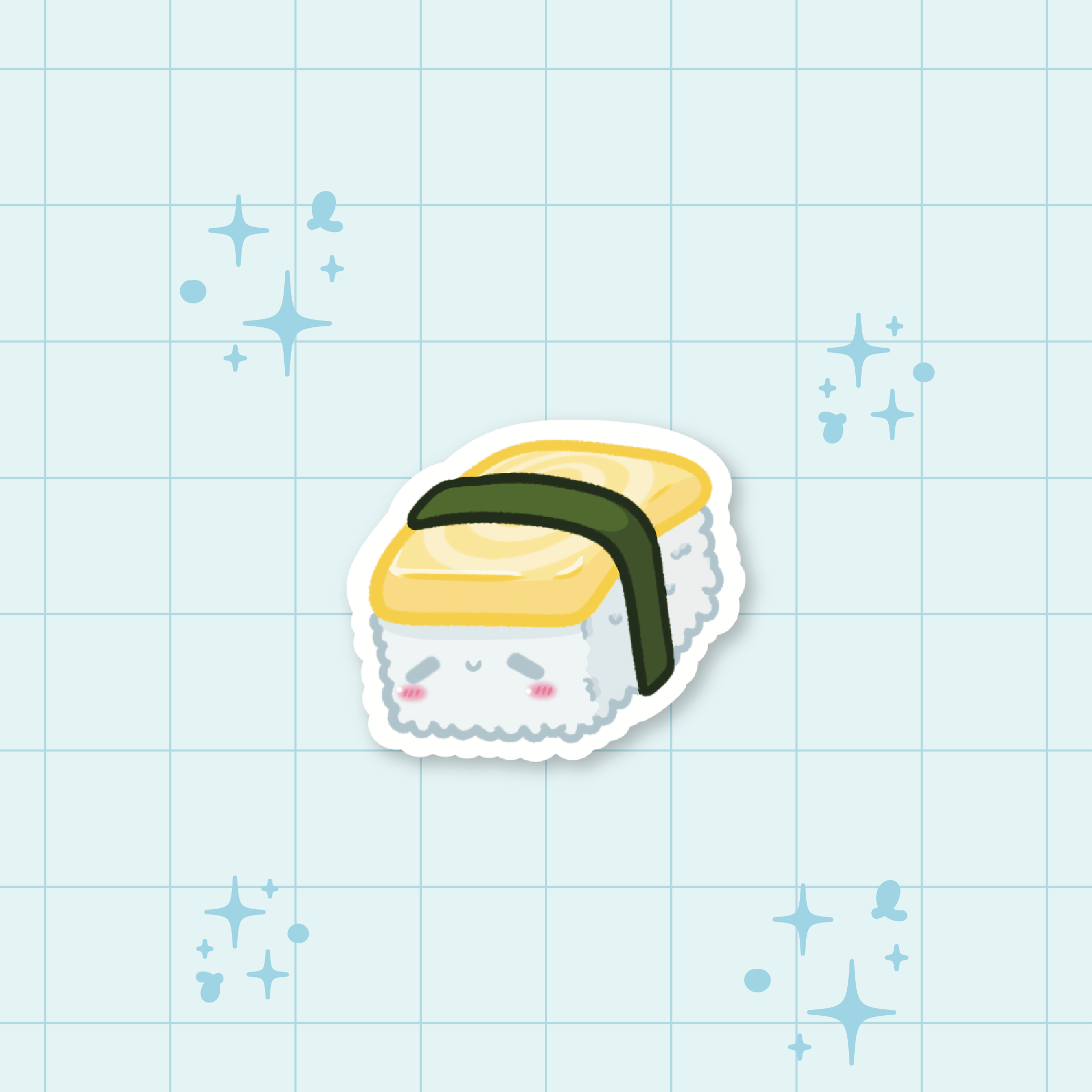 Tamago Nigiri Die-Cut Sticker 🍱