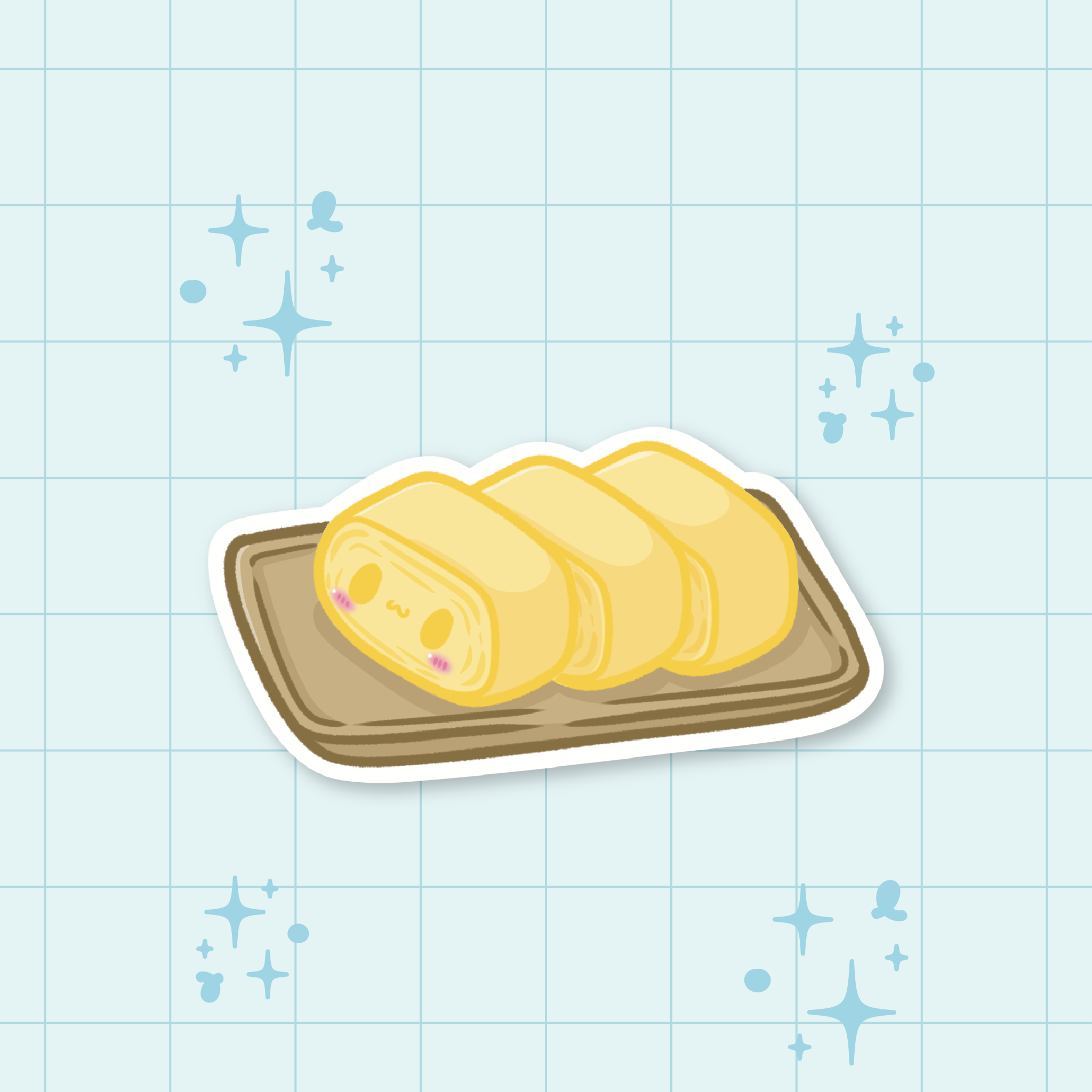 Autocollant découpé Tamagoyaki 🍱