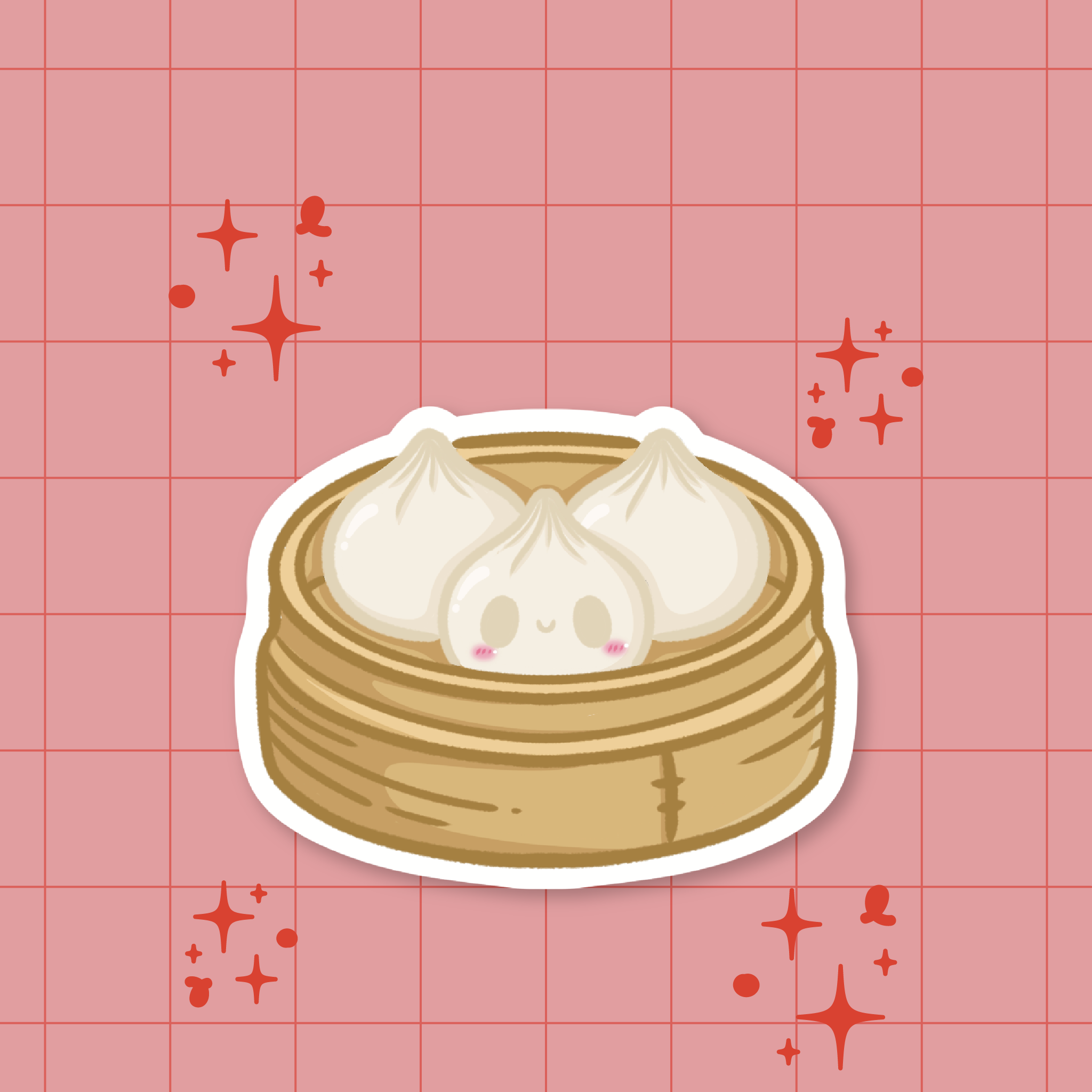 Xiaolongbao Die-Cut Sticker 🥟