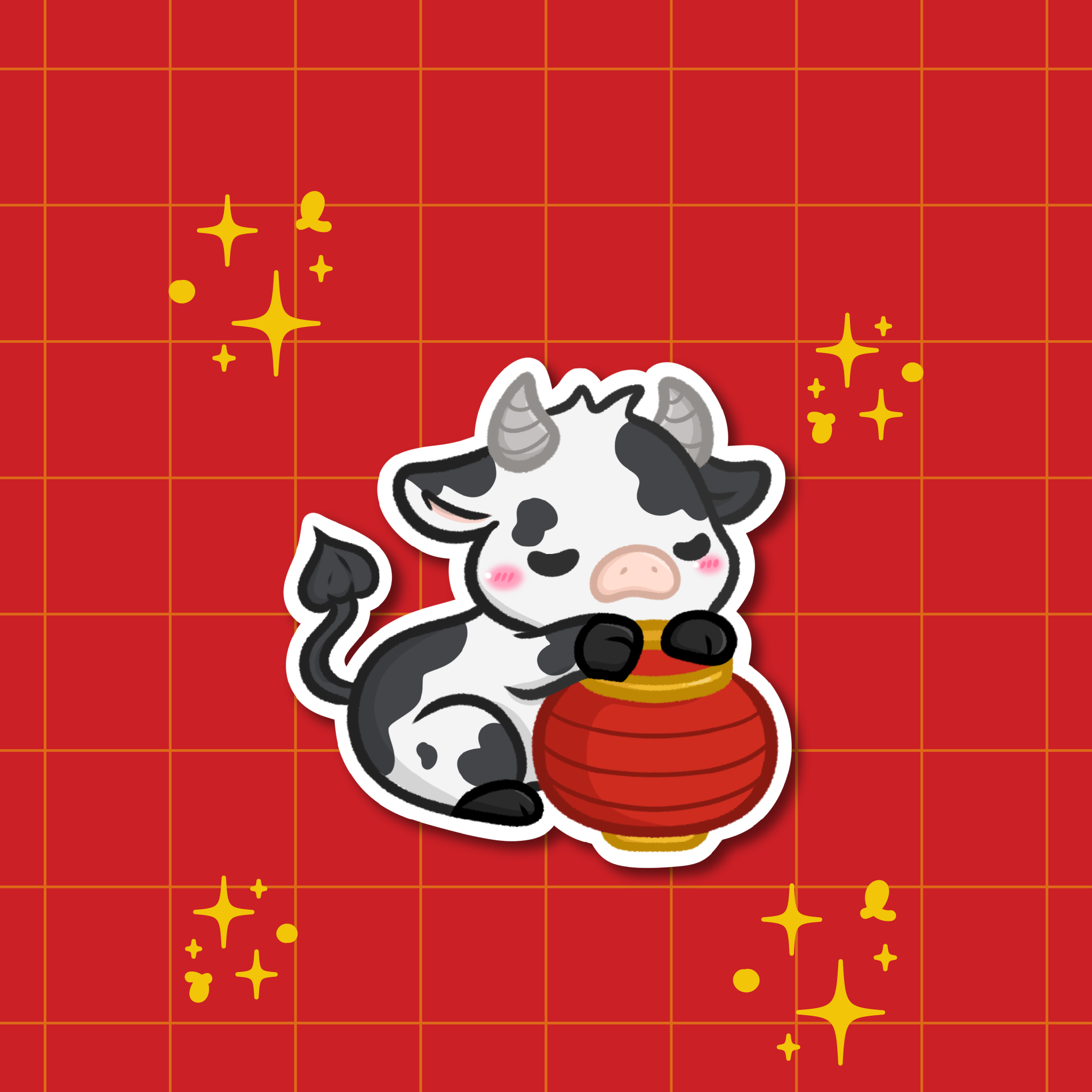 Year of the Ox | Chinese Zodiac Acrylic Keychain 🧧