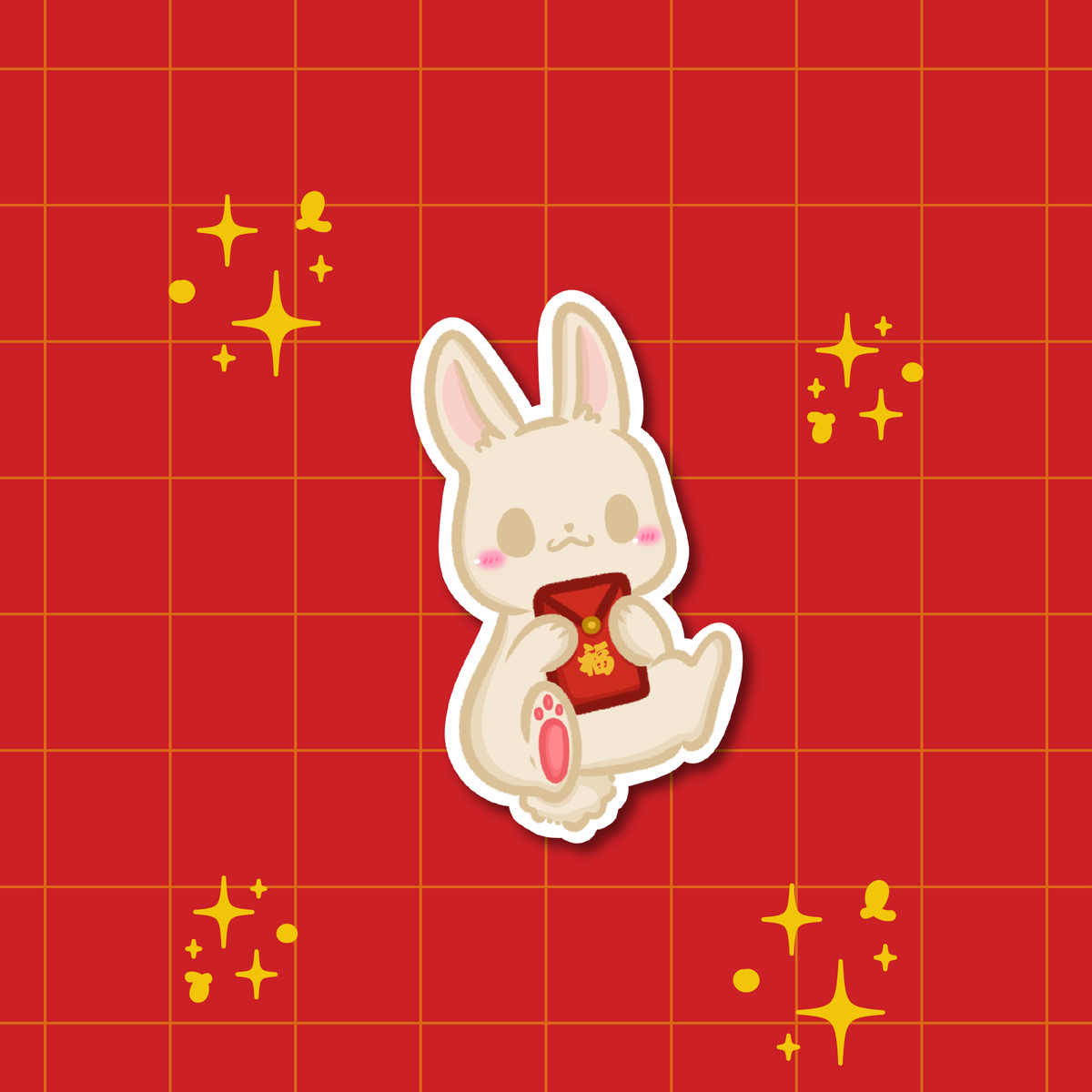 Year of the Rabbit | Chinese Zodiac Acrylic Keychain 🧧