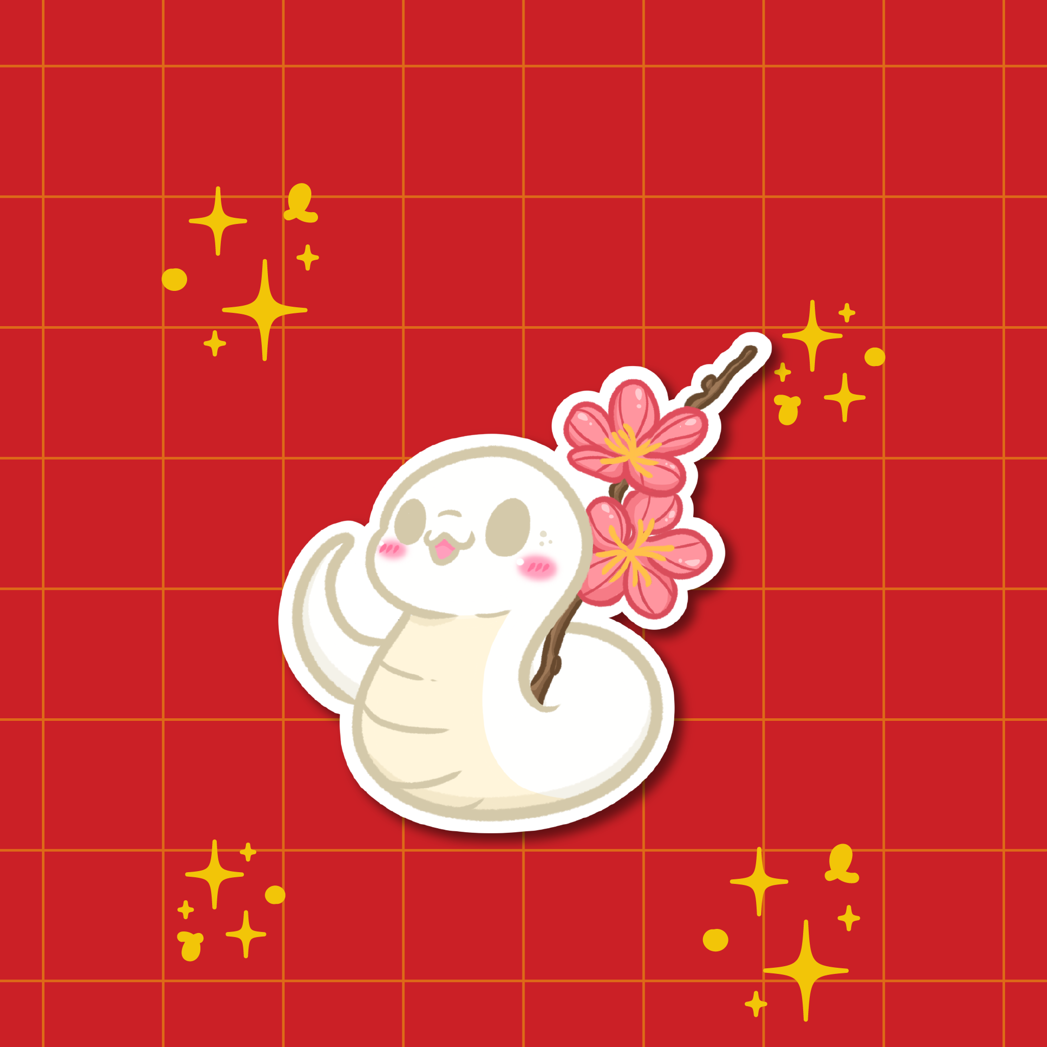 Year of the Snake | Chinese Zodiac Acrylic Keychain 🧧