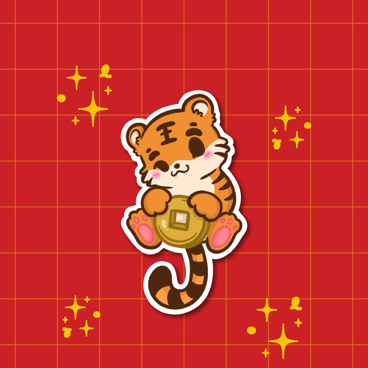 Year of the Tiger | Chinese Zodiac Acrylic Keychain 🧧